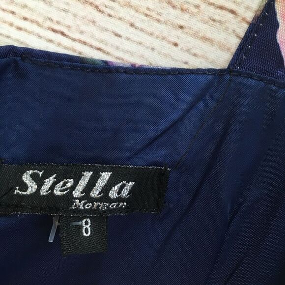 STELLA MORGAN‎ DANCE DRESS IN NAVY BLUE FLORAL - Picture 11 of 11